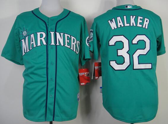 Seattle Mariners 32 Taijuan Walker green MLB Jerseys