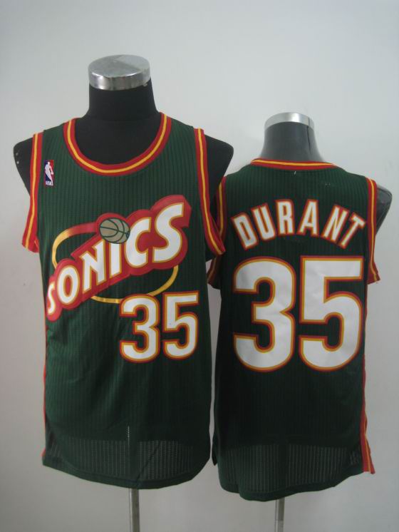 Seattle Supersonics 35 Kevin Durant black NBA Jerseys