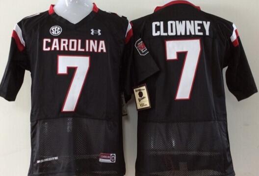 South Carolina Gamecock 7 Jadeveon Clowney black men College ncaa Football Jerseys