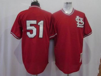 St. Louis Cardinals 1985 Authentic Mesh Batting Practice 51 Jersey