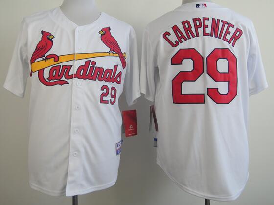 St. Louis Cardinals 29 Chris Carpenter white mlb jersey