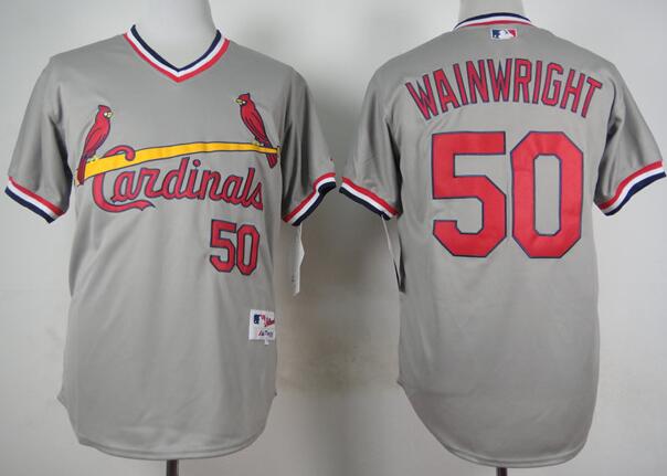 St. Louis Cardinals 45 Bob Gibson grey Throwback mlb jersey