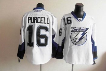 Tampa Bay Lightning 16 PURCELL white men nhl ice hockey  jerseys