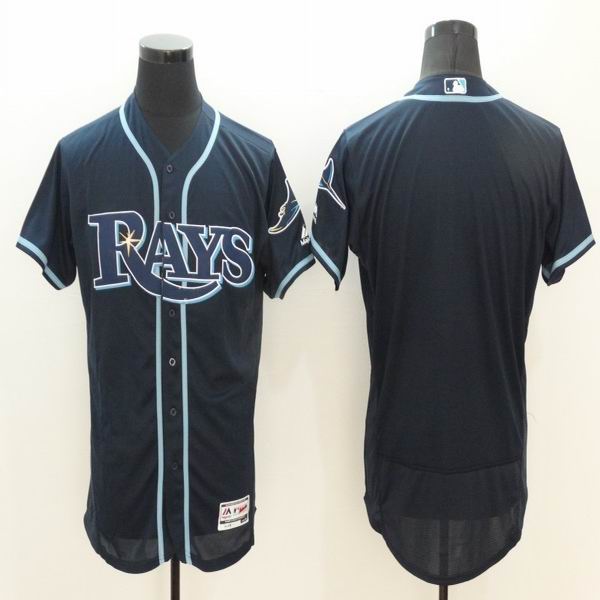 Tampa Bay Rays blank Blue Flexbase Authentic Collection Jersey