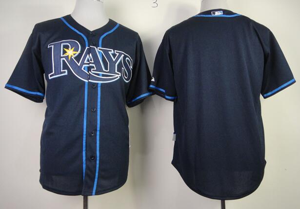 Tampa Bay Rays blank Dark blue men baseball MLB Jersey