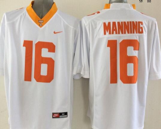 Tennessee Volunteers 16 Peyton Manning white men College ncaa Football Jerseys