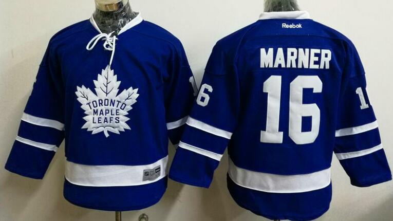 Toronto Maple Leafs 16 Mitch Marner Blue Ice hockey Jersey