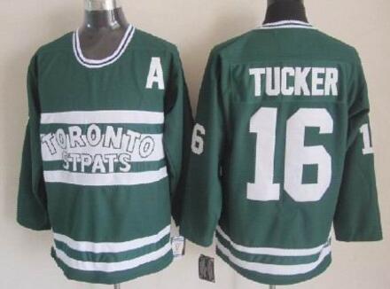 Toronto Maple Leafs 16 TUCKER green men nhl ice hockey  jerseys