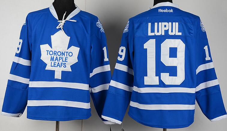 Toronto Maple Leafs 19 LUPUL blue hockey men Jersey