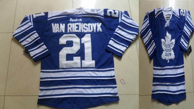 Toronto Maple Leafs 21 VAN RIEMSOYK blue new nhl Jerseys