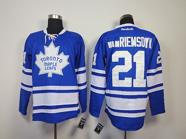 Toronto Maple Leafs 21 van Riemsdyk blue nhl Jerseys