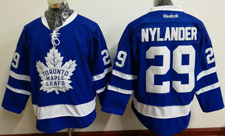 Toronto Maple Leafs 29 William Nylander blue Ice hockey Jersey