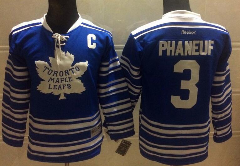 Toronto Maple Leafs 3 Dion Phaneuf blue NHL Jersey
