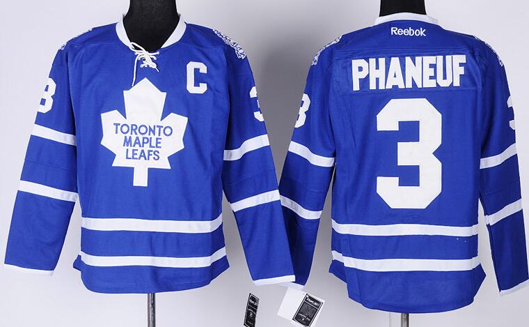 Toronto Maple Leafs 3 Dion Phaneuf blue NHL Jerseys