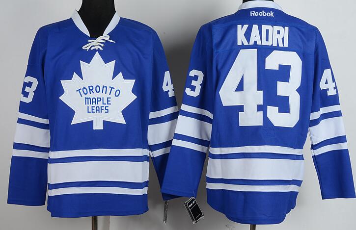 Toronto Maple Leafs 43 Nazem Kadri Blue nhl hockey Jerseys