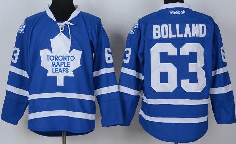 Toronto Maple Leafs 63 BOLLAND blue hockey Jersey