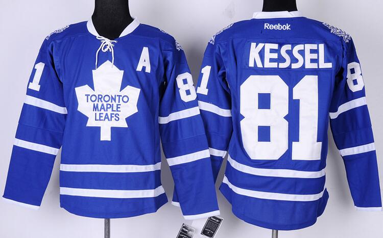 Toronto Maple Leafs 81# KESSEL blue hockey Jerseys
