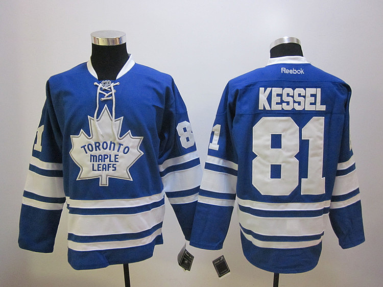 Toronto Maple Leafs 81 KESSEL blue men nhl ice hockey  jerseys