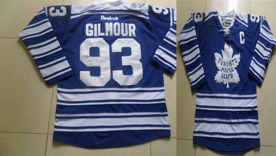 Toronto Maple Leafs 93 GILMOUR NHL new blue Jerseys