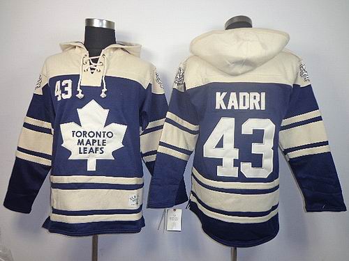 Toronto Maple Leafs Nazem Kadri #43 blue NHL Hooded Sweatshirt