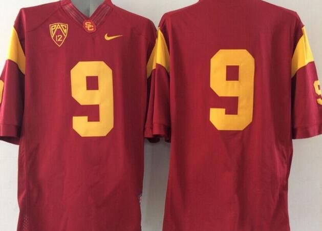 USC Trojans 9 JuJu Smit red men NCAA college Football Jerseys