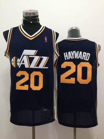 Utah Jazz 20 Gordon Hayward dark blue adidas men nba basketball Jersey