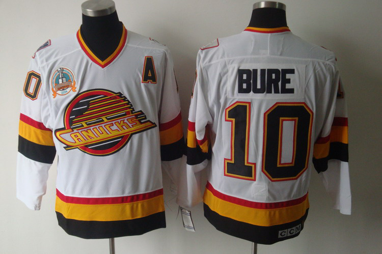 Vancouver Canucks 10 Pavel Bure men nhl ice hockey  jerseys 2011