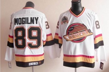 Vancouver Canucks 89 MOGILNY white men NHL Jerseys