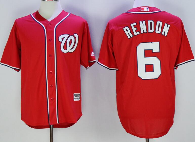 Washington Nationals 6 Anthony Rendon red men baseball MLB Jersey