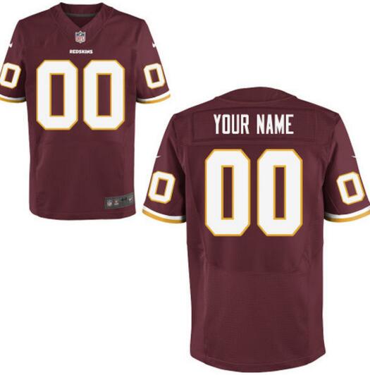 Washington Redskins Nike Red Custom Elite Jersey for Men women youth kids