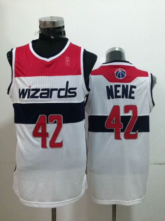 Washington Wizards 42 Nene white nba Jersey