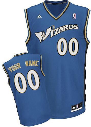 Washington Wizards blue Road Jersey custom any name number