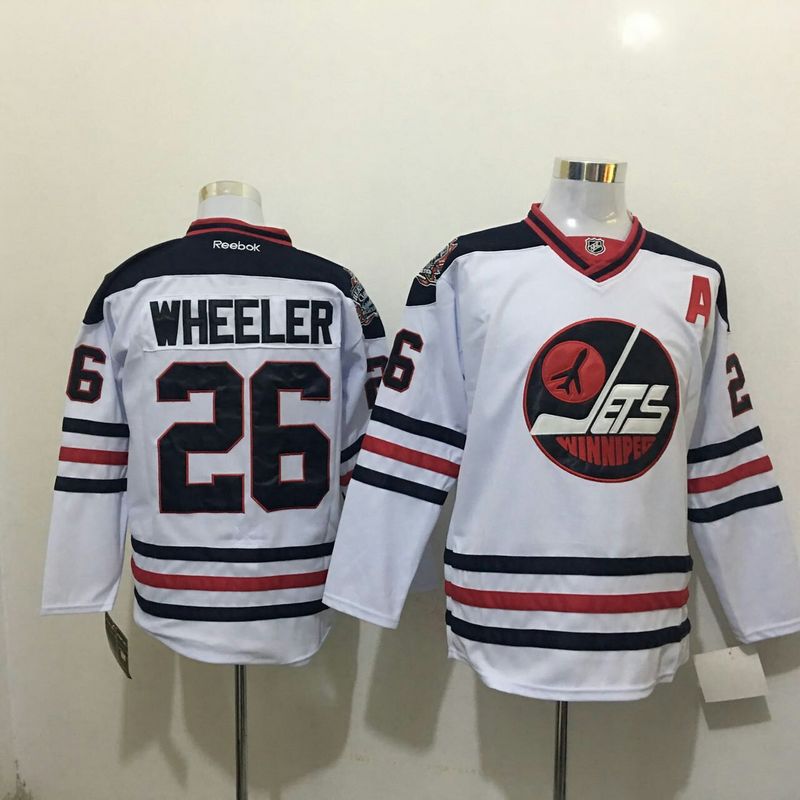 Winnipeg Jets 26 Blake Wheeler white nhl hockey jersey 2016