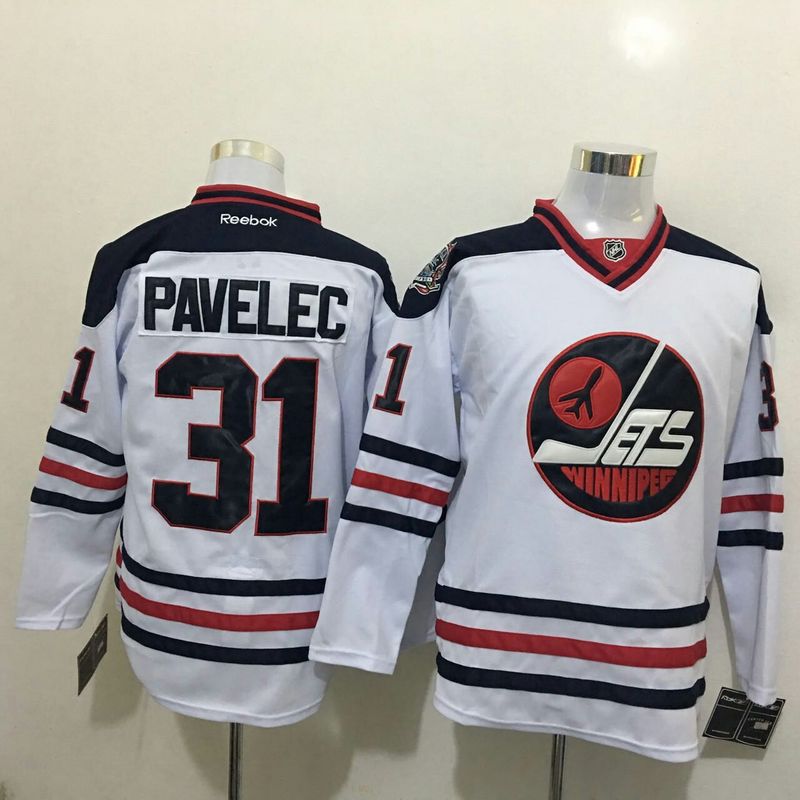 Winnipeg Jets 31 Ondrej Pavelec white nhl hockey jersey 2016