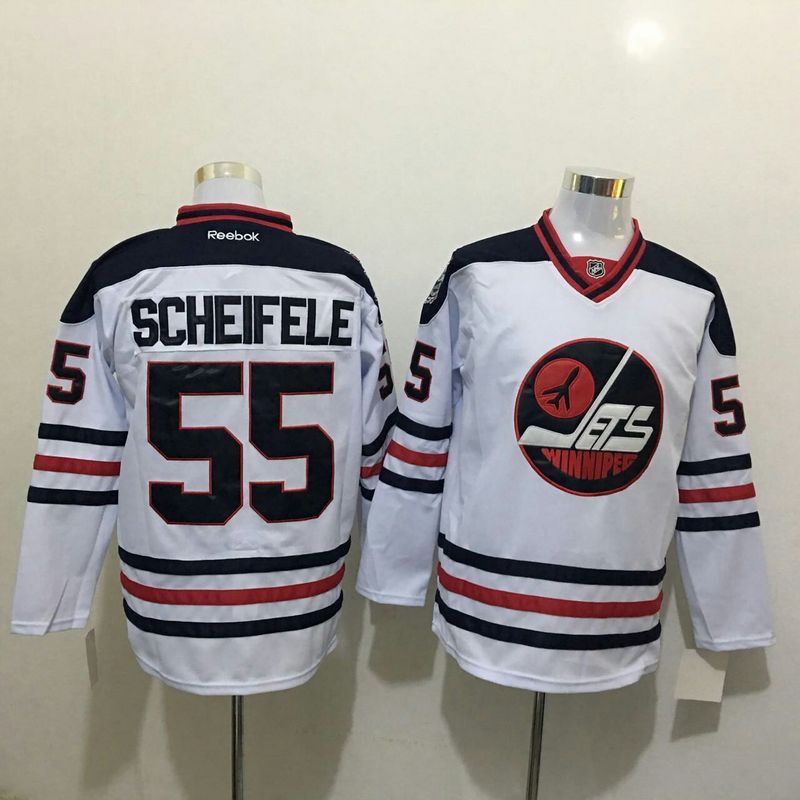 Winnipeg Jets 55 Mark Scheifele white nhl hockey jersey 2016