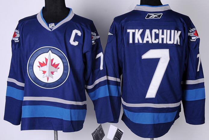 Winnipeg Jets 7 Keith Tkachuk men nhl hockey Jerseys
