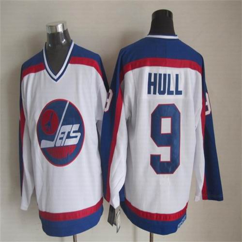 Winnipeg Jets 9 Bobby Hull white men NHL hockey Jerseys