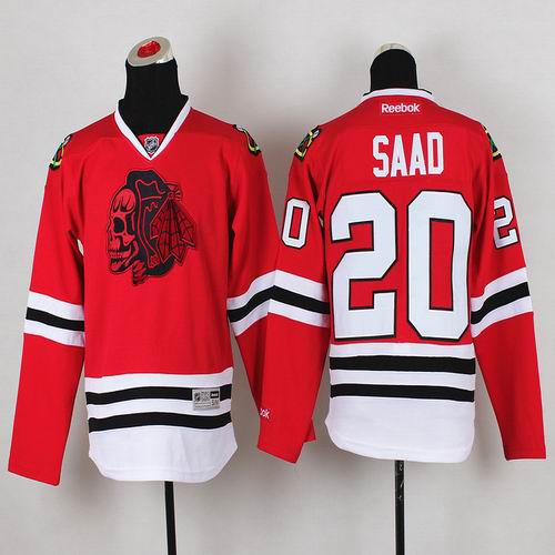 Youth Reebok Chicago Blackhawks Brandon Saad #20 red nhl jerseys