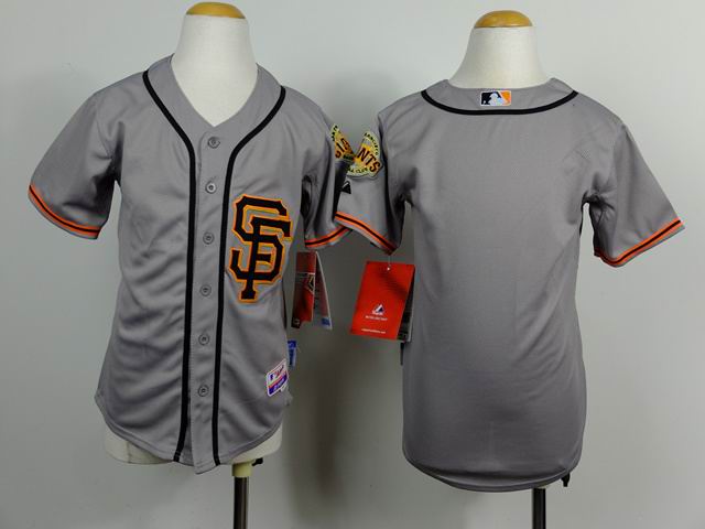 Youth San Francisco Giants blank Grey mlb jersey