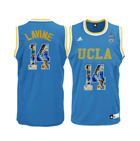 UCLA Bruins Zach LaVine 14 Pac-12 College Basketball Authentic Jersey - Blue