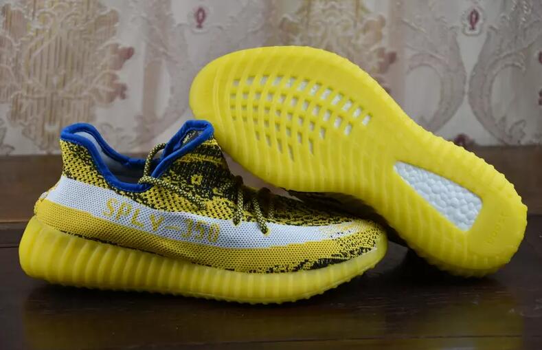 men Adidas 350v2 Yeezy Boost yellow