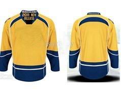 nashville predators customized  yellow nhl ice hockey  jerseys