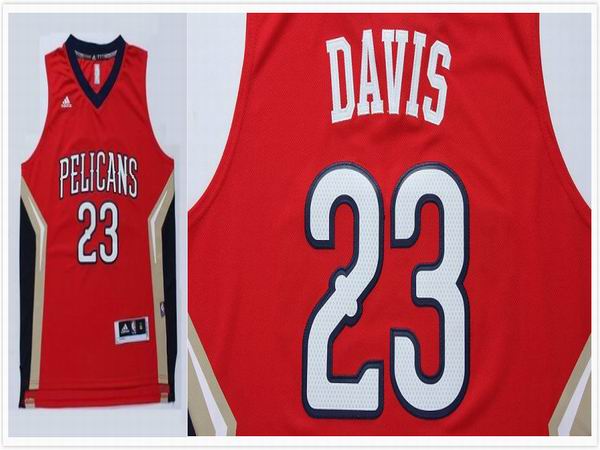 new orleans pelicans 23 Anthony Davis Swingman Stitched Red Adidas men nba basketball Jerseys