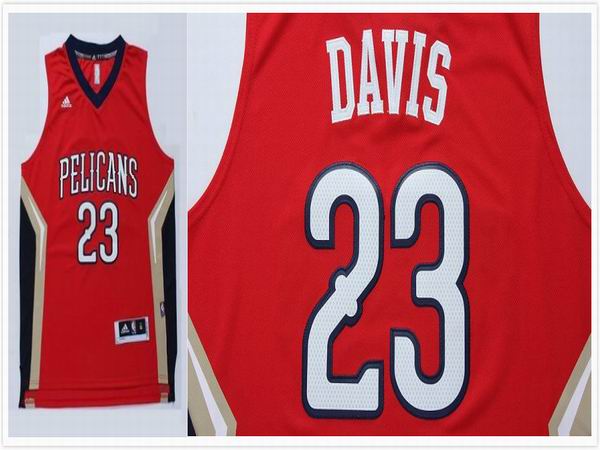 new orleans pelicans 23 Anthony Davis Swingman Stitched Red Adidas men nba basketball Jerseys