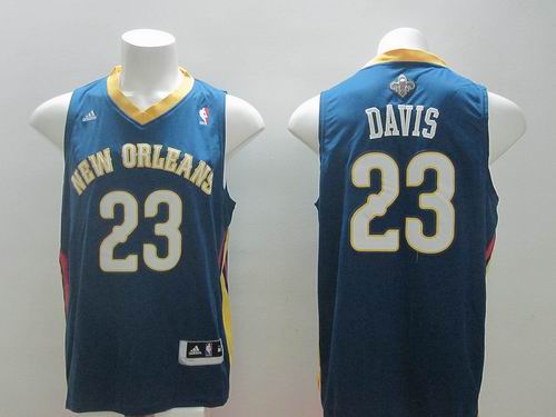 new orleans pelicans 23 Anthony Davis blue Adidas men nba basketball Jerseys