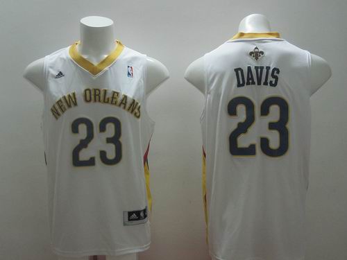 new orleans pelicans 23 Anthony Davis white Adidas men nba basketball Jerseys