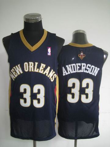 new orleans pelicans 33 ANDERSON dark blue Adidas men nba basketball Jerseys