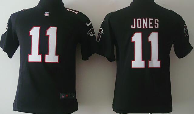 nike Atlanta Falcons 11 Jones black kids youth football Jerseys