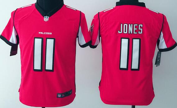 nike Atlanta Falcons 11 Jones red kids youth football Jerseys