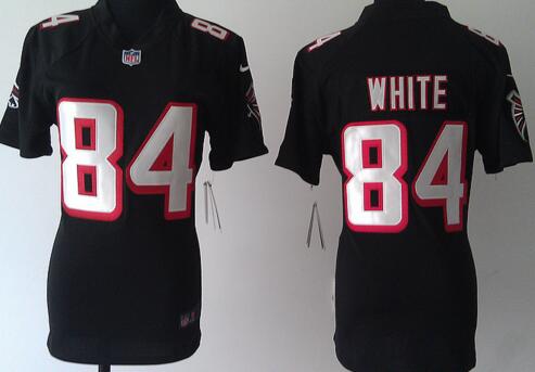 nike Atlanta Falcons 84 Roddy White black women football Jerseys